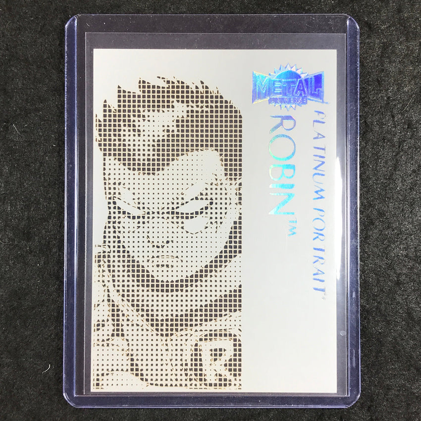 2025 Metal Universe Batman ROBIN Platinum Portraits SSP #12