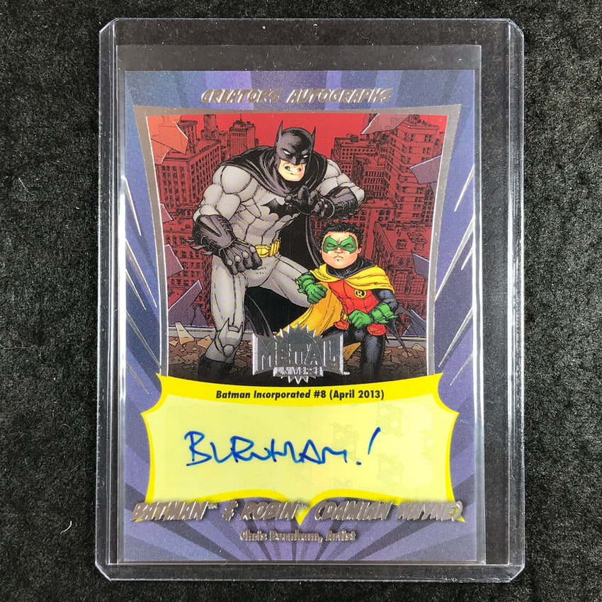 2025 Metal Universe Batman BATMAN & ROBIN CHRIS BURNHAM Creator Auto #CA-CB