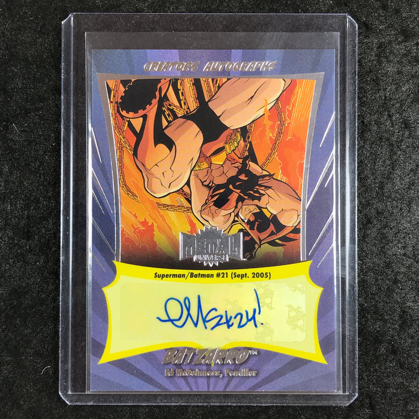 2025 Metal Universe Batman BATZARRO ED MCGUINNESS Creator Auto #CA-EM