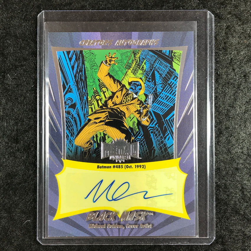 2025 Metal Universe Batman BLACK MASK MICHAEL GOLDEN Creator Auto #CA-MG
