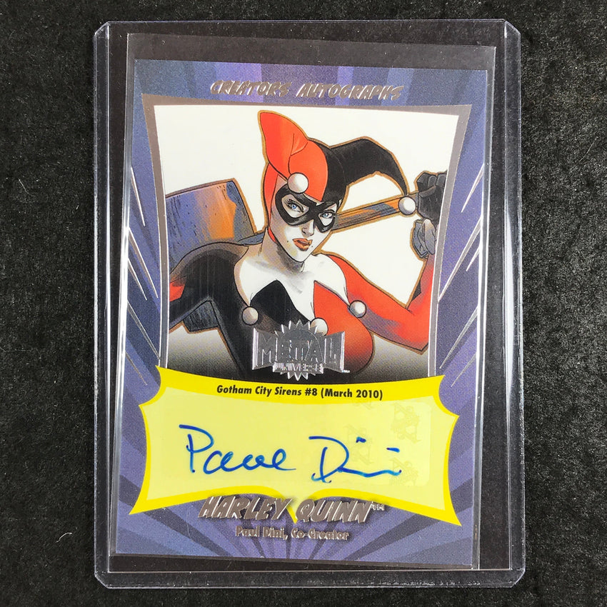 2025 Metal Universe Batman HARLEY QUINN PAUL DINI Creator Auto #CA-PD