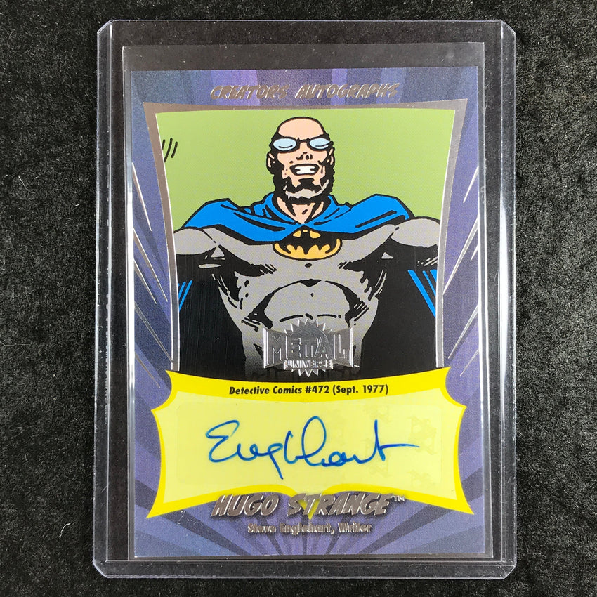 2025 Metal Universe Batman HUGO STRANGE STEVE ENGLEHART Creator Auto #CA-SE