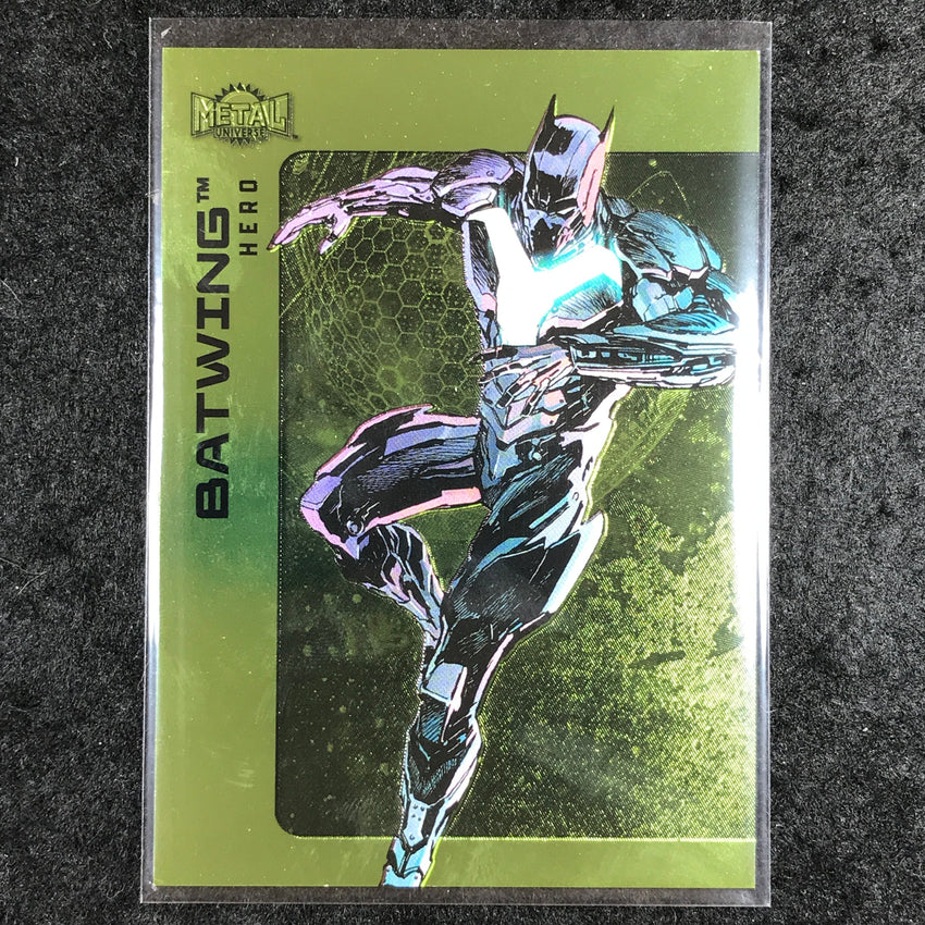 2025 Metal Universe Batman BATWING Base Lime Green FX /175 #86