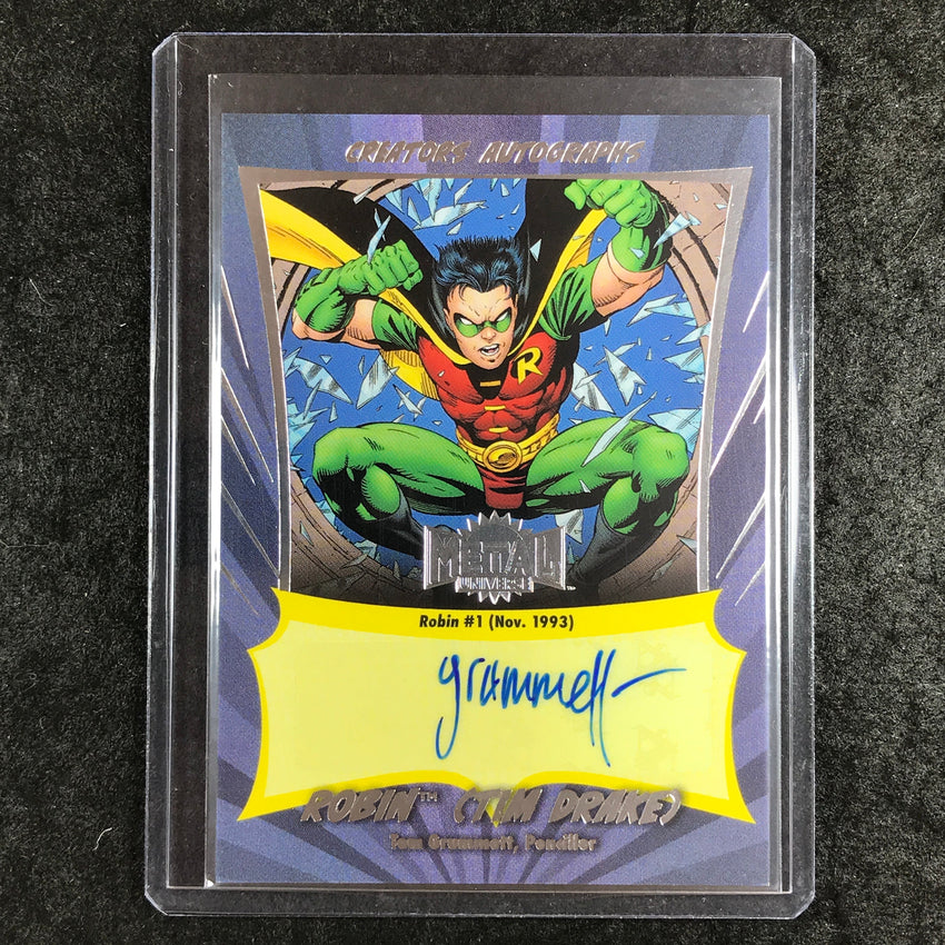 2025 Metal Universe Batman ROBIN TOM GRUMMETT Creator Auto #CA-TG
