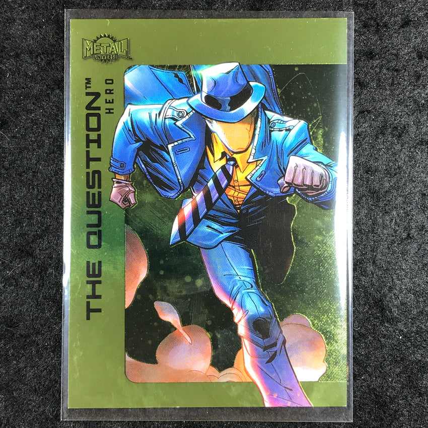 2025 Metal Universe Batman THE QUESTION Base Lime Green FX /175 #98