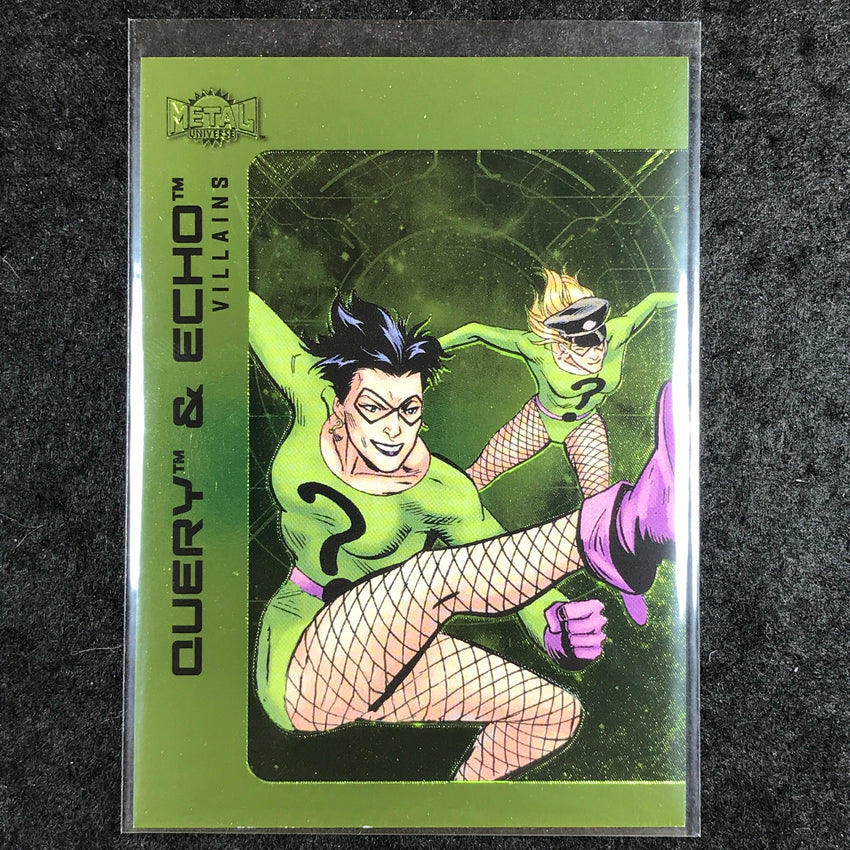 2025 Metal Universe Batman QUERY & ECHO High Series Lime Green FX /175 #159