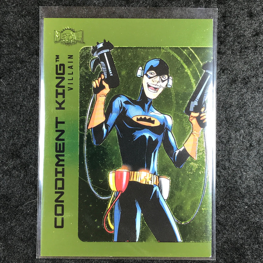2025 Metal Universe Batman CONDIMENT KING High Series Lime Green FX /175 #161