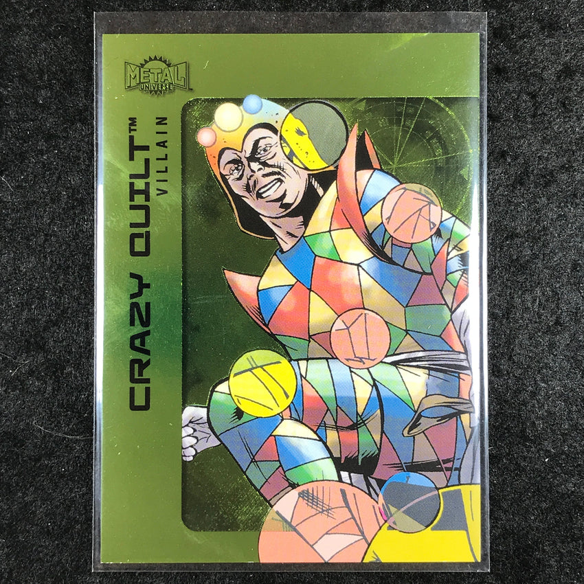 2025 Metal Universe Batman CRAZY QUILT High Series Lime Green FX /175 #168