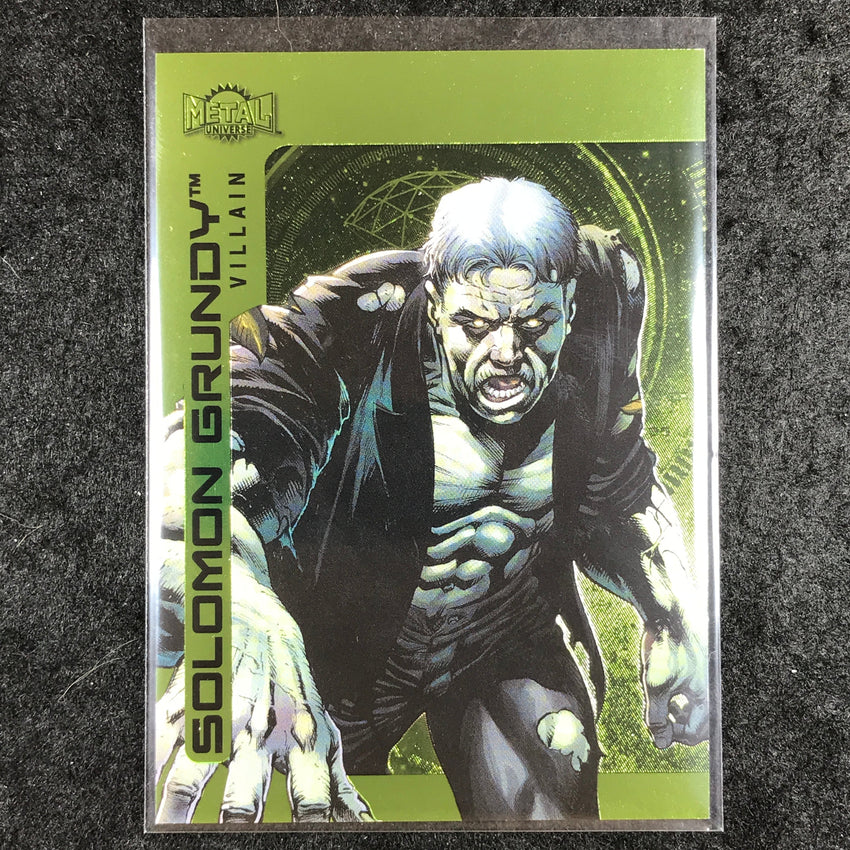 2025 Metal Universe Batman SOLOMON GRUNDY High Series Lime Green FX /175 #178
