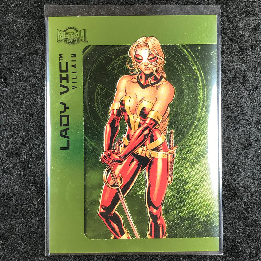 2025 Metal Universe Batman LADY VIC High Series Lime Green FX /175 #188