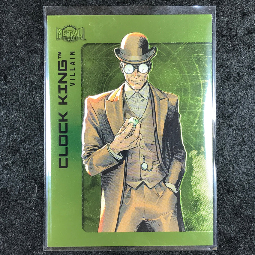 2025 Metal Universe Batman CLOCK KING High Series Lime Green FX /175 #200