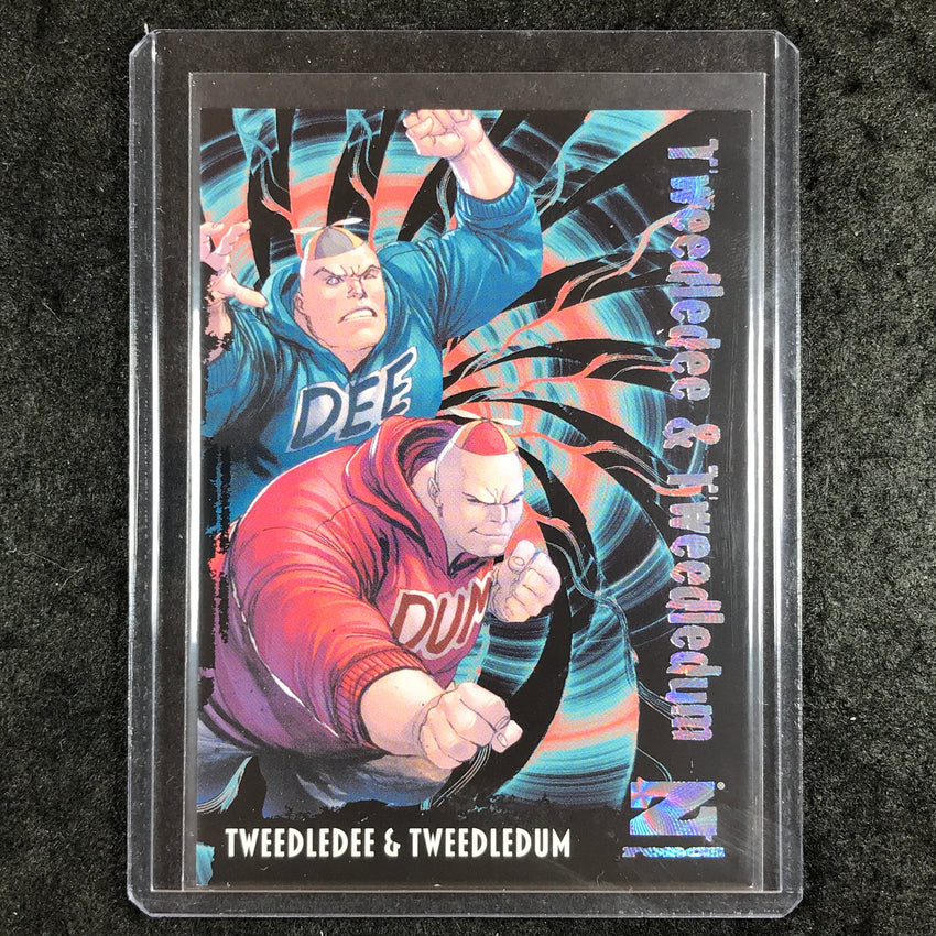 2025 Metal Universe Batman TWEEDLEDEE & TWEEDLEDUM Z-Force Rave 84/100 #36
