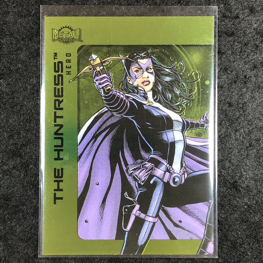 2025 Metal Universe Batman THE HUNTRESS Base Lime Green FX /175 #7