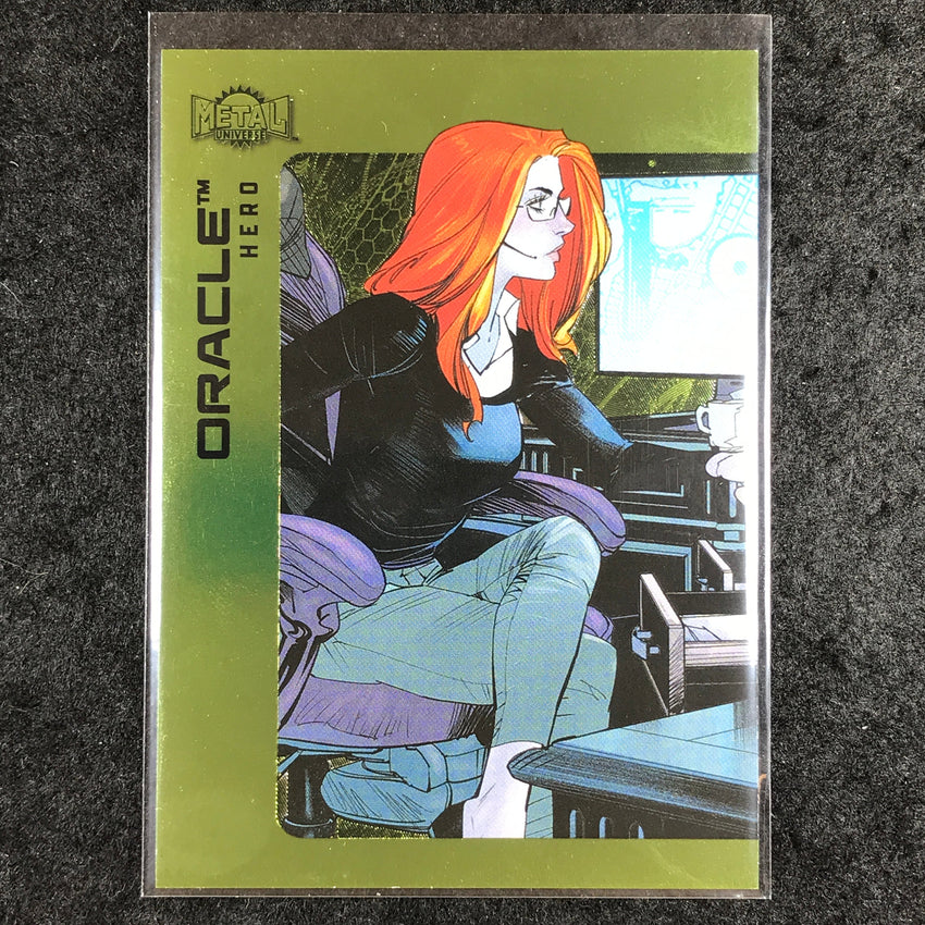 2025 Metal Universe Batman ORACLE Base Lime Green FX /175 #10