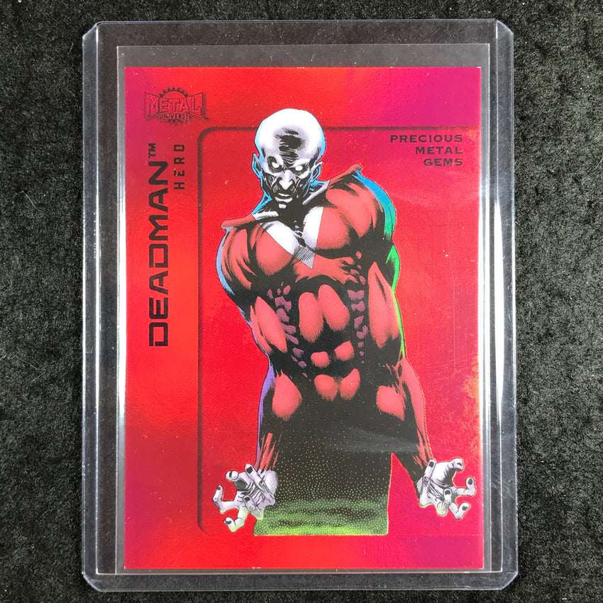 2025 Metal Universe Batman DEADMAN Precious Metal Gems Red 80/100 #13