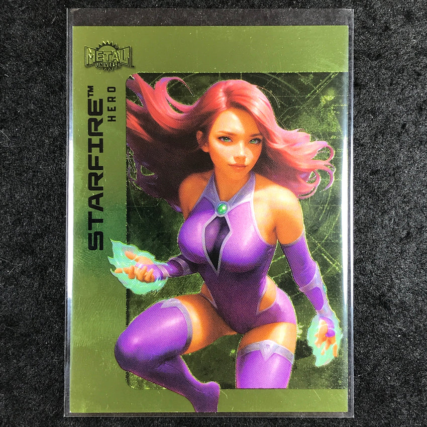 2025 Metal Universe Batman STARFIRE Base Lime Green FX /175 #12