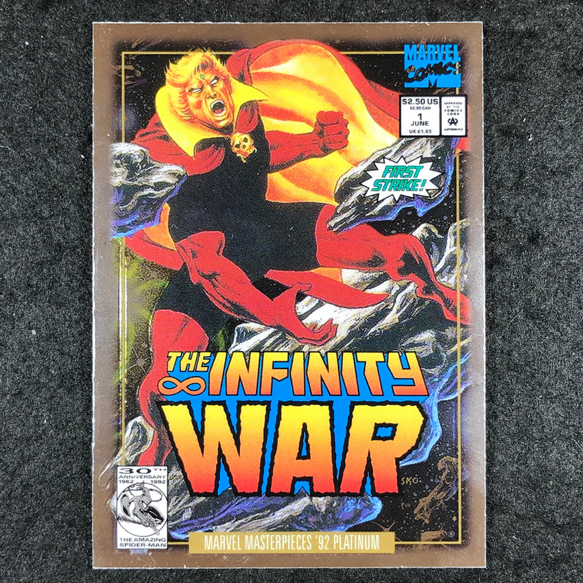 2024 Marvel Masterpieces '92 Platinum ADAM WARLOCK Variant Cover Base #10