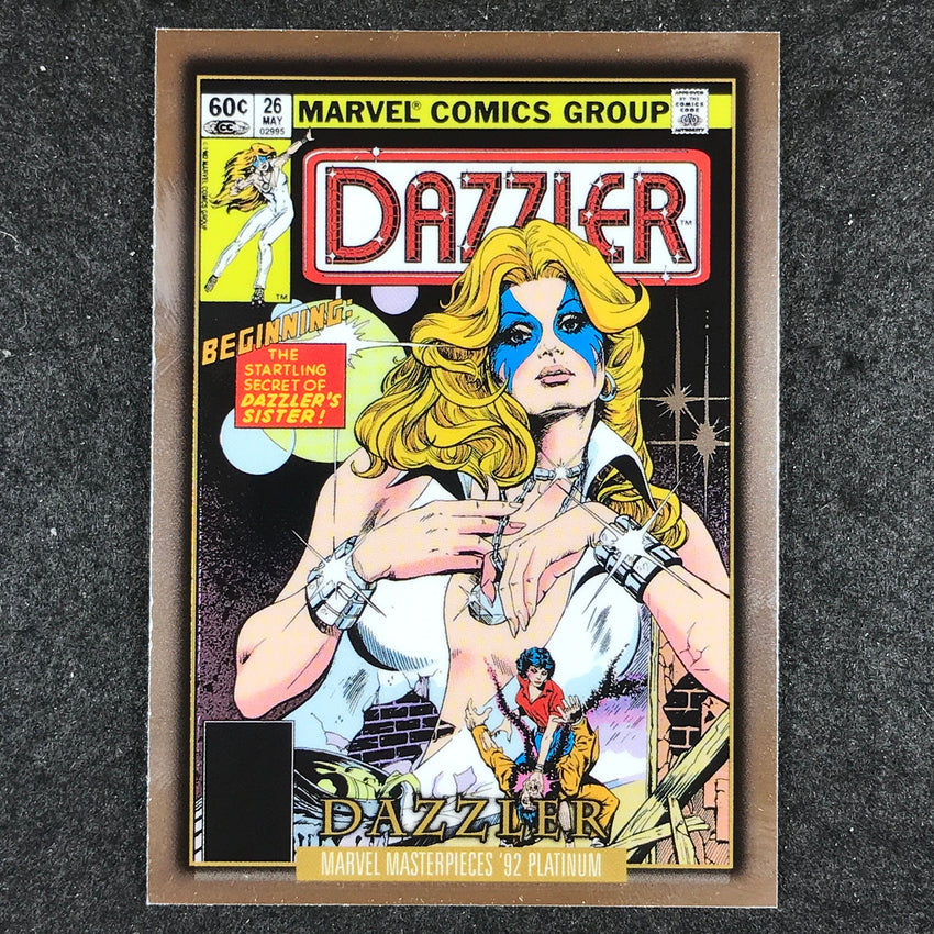 2024 Marvel Masterpieces '92 Platinum DAZZLER Fantastic Covers Base #3