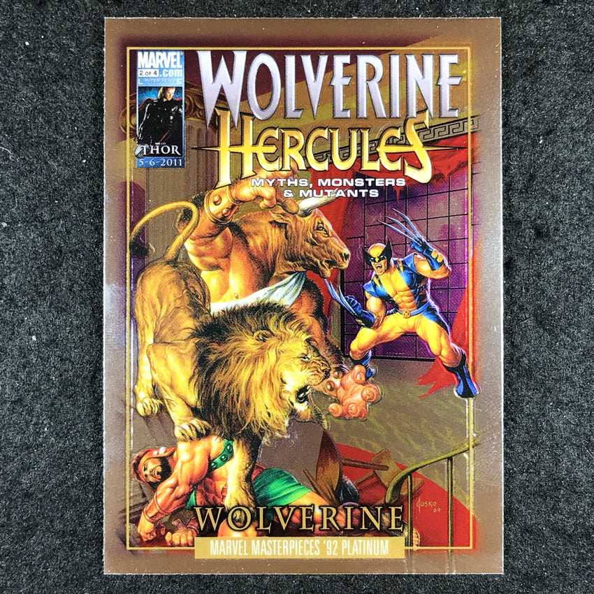 2024 Marvel Masterpieces '92 Platinum WOLVERINE Fantastic Covers Base #6