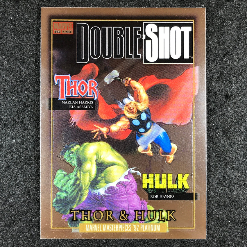 2024 Marvel Masterpieces '92 Platinum HULK & THOR Fantastic Covers Base #10