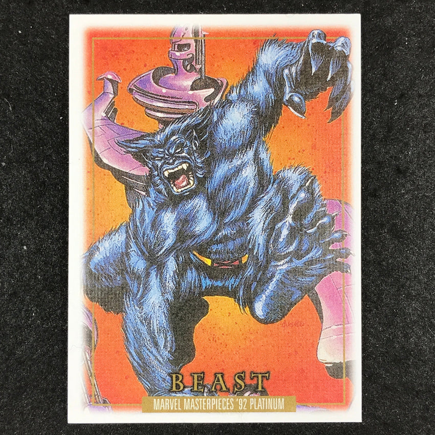 2024 Marvel Masterpieces '92 Platinum BEAST Base Canvas #7