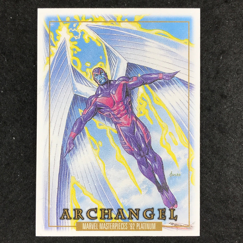 2024 Marvel Masterpieces '92 Platinum ARCHANGEL Base Canvas #8