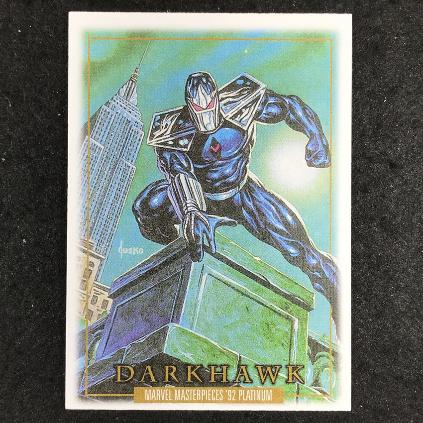 2024 Marvel Masterpieces '92 Platinum DARKHAWK Base Canvas #11