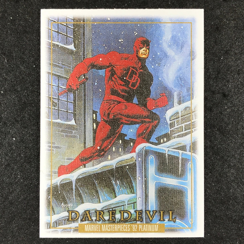 2024 Marvel Masterpieces '92 Platinum DAREDEVIL Base Canvas #12