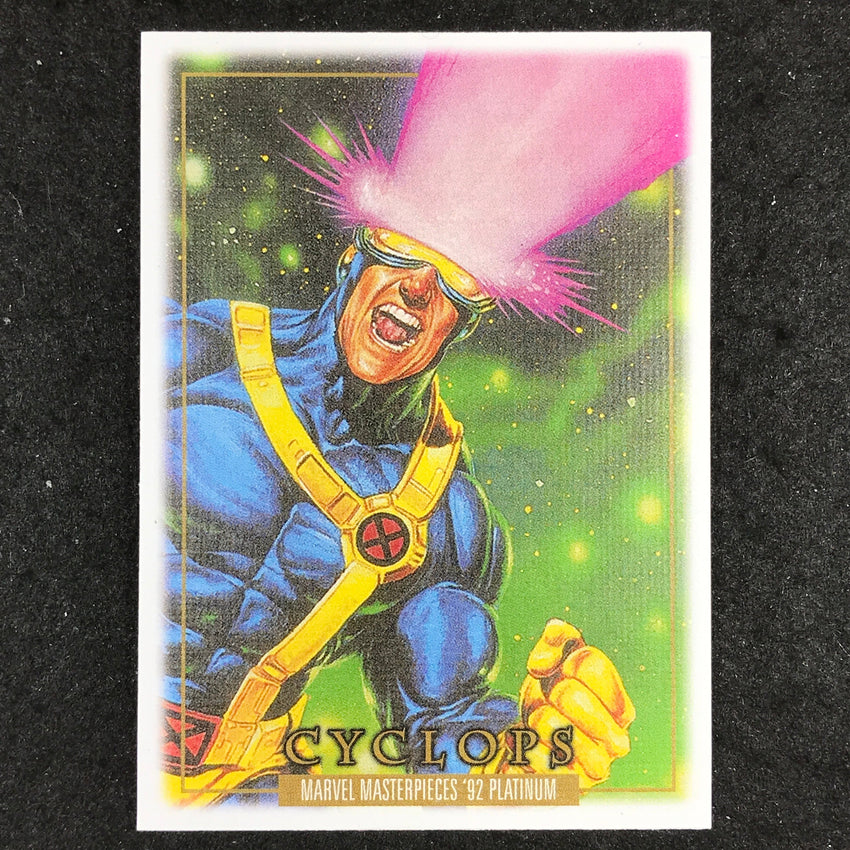 2024 Marvel Masterpieces '92 Platinum CYCLOPS Base Canvas #13