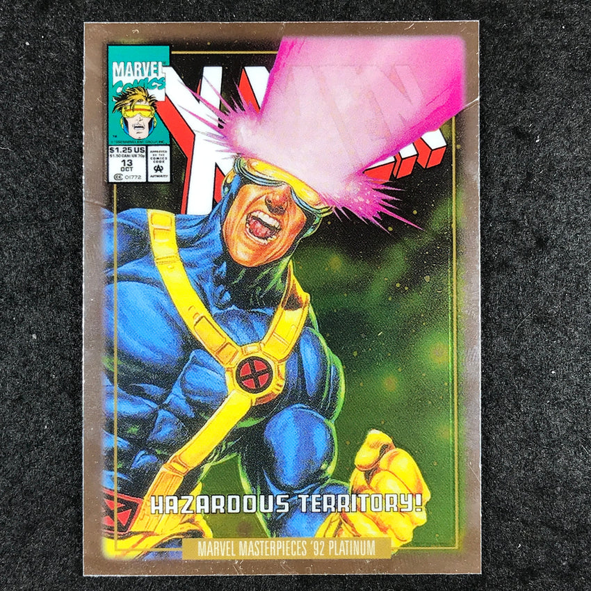 2024 Marvel Masterpieces '92 Platinum CYCLOPS Variant Cover Base #13