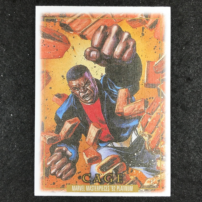 2024 Marvel Masterpieces '92 Platinum CAGE Base Canvas #17