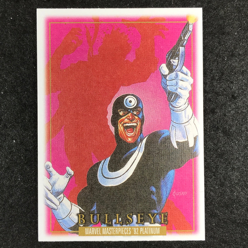 2024 Marvel Masterpieces '92 Platinum BULLSEYE Base Canvas #19