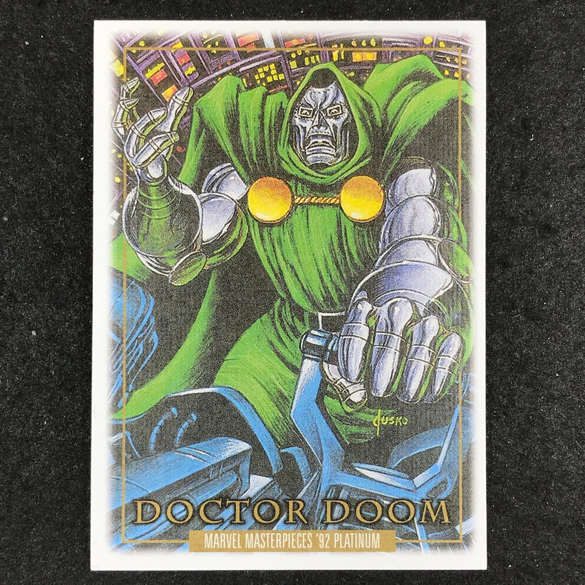 2024 Marvel Masterpieces '92 Platinum DOCTOR DOOM Base Canvas #26