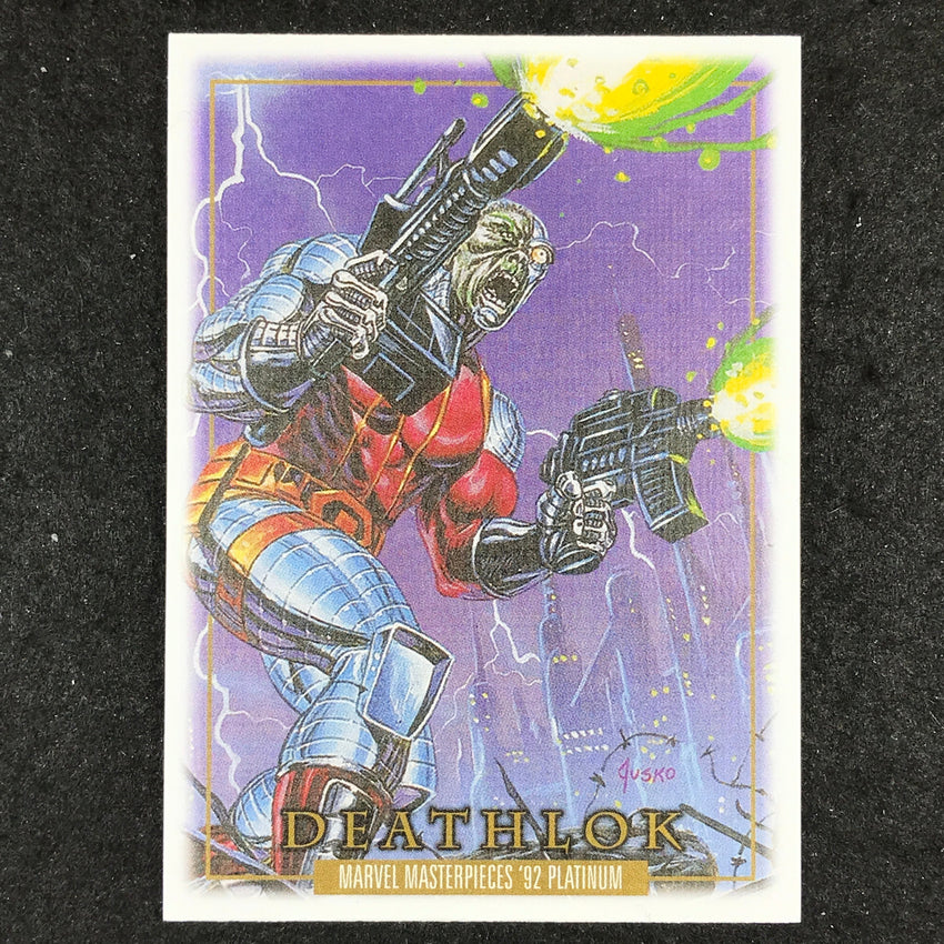 2024 Marvel Masterpieces '92 Platinum DEATHLOK Base Canvas #28