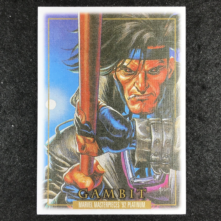 2024 Marvel Masterpieces '92 Platinum GAMBIT Base Canvas #29