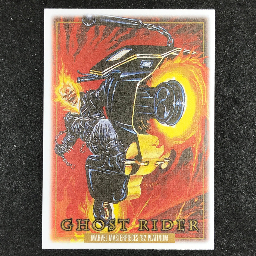 2024 Marvel Masterpieces '92 Platinum GHOST RIDER Base Canvas #37