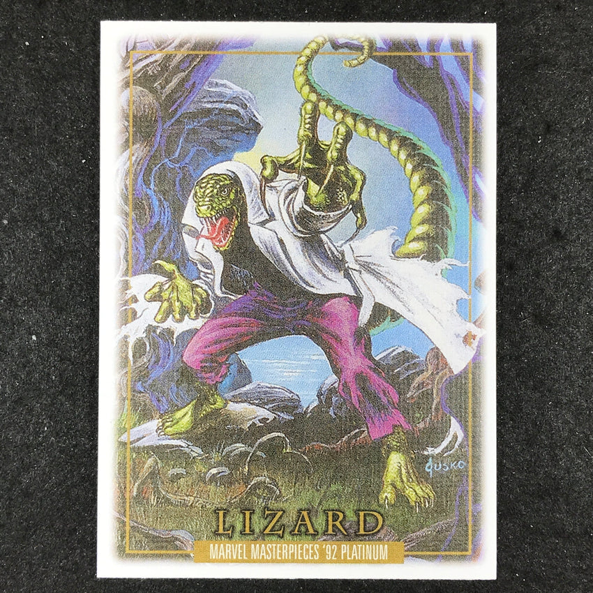 2024 Marvel Masterpieces '92 Platinum LIZARD Base Canvas #41
