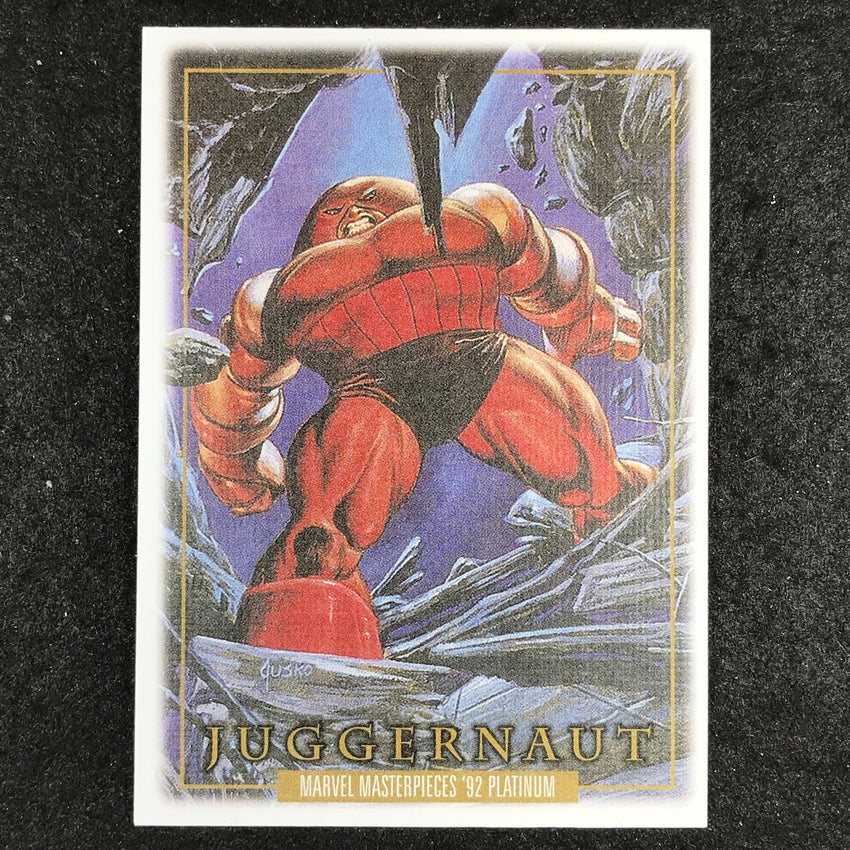 2024 Marvel Masterpieces '92 Platinum JUGGERNAUT Base Canvas #45