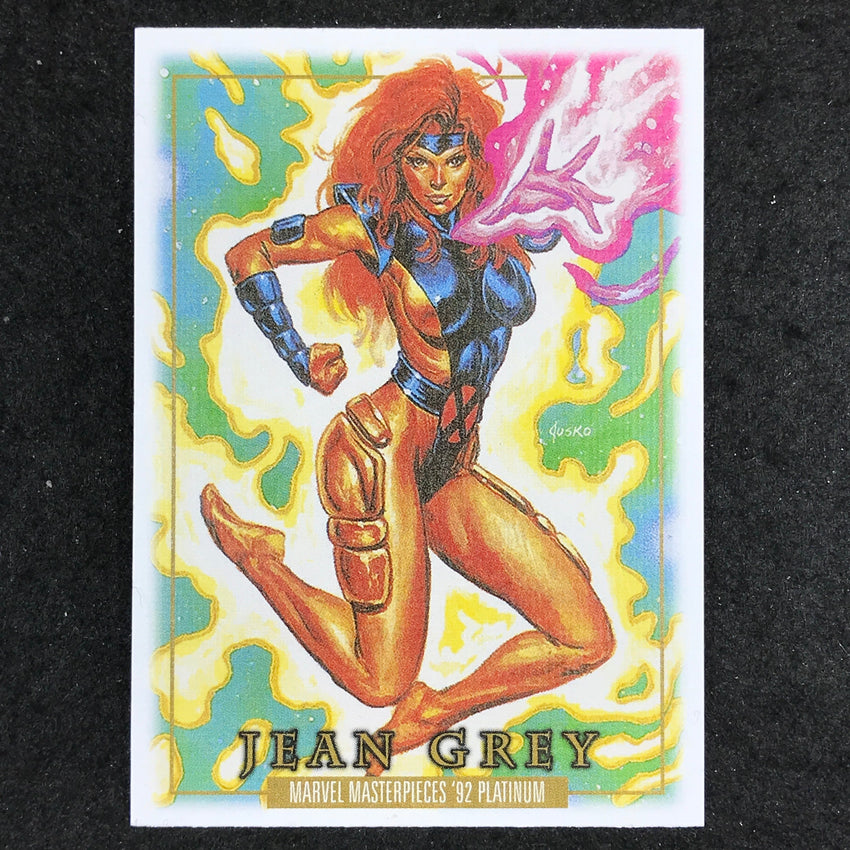 2024 Marvel Masterpieces '92 Platinum JEAN GREY Base Canvas #46