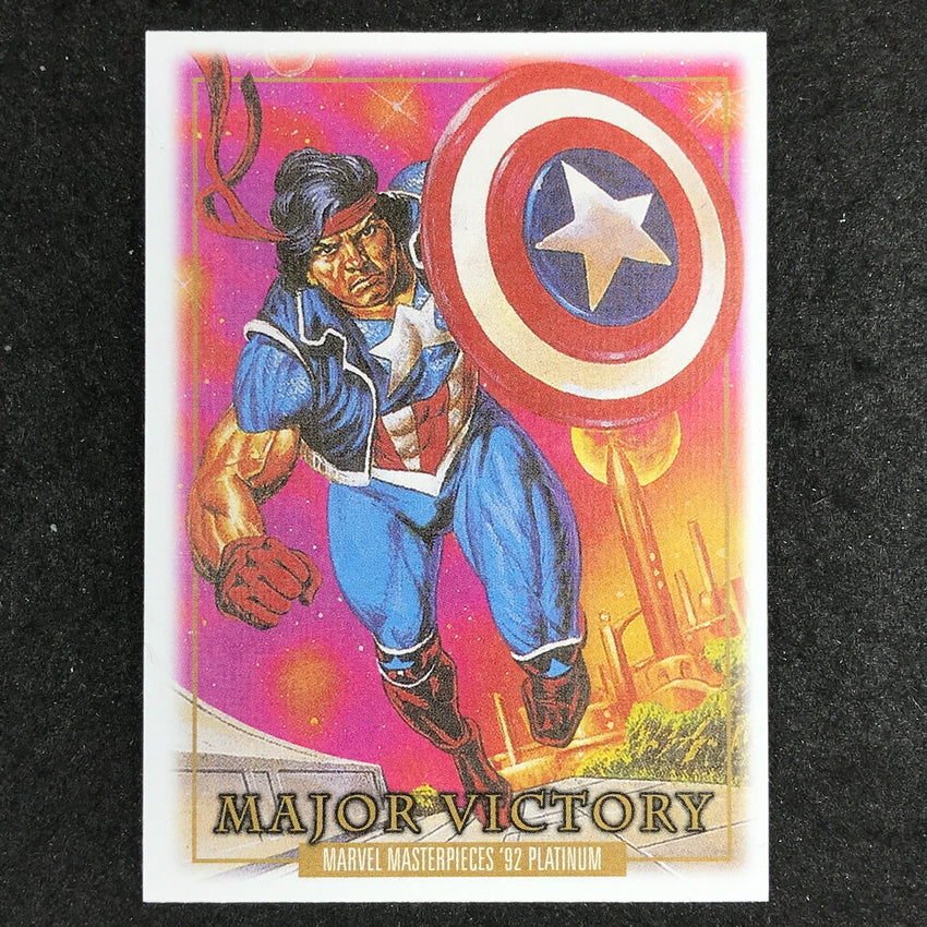 2024 Marvel Masterpieces '92 Platinum MAJOR VICTORY Base Canvas #48