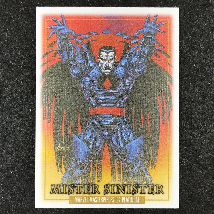 2024 Marvel Masterpieces '92 Platinum MISTER SINISTER Base Canvas #58