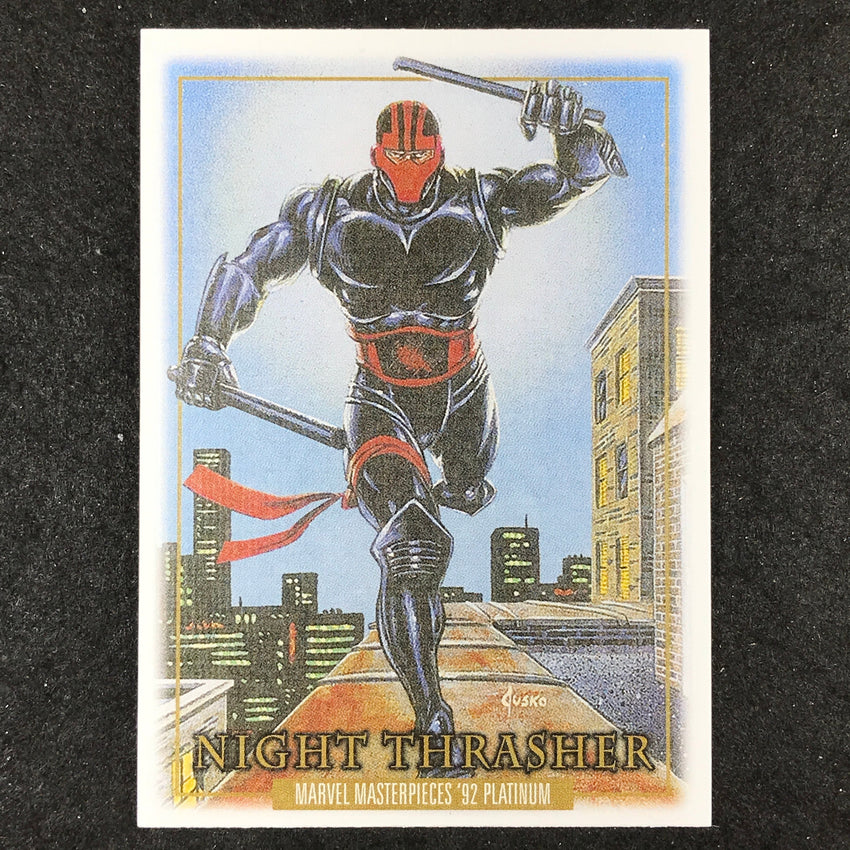 2024 Marvel Masterpieces '92 Platinum NIGHT THRASHER Base Canvas #63