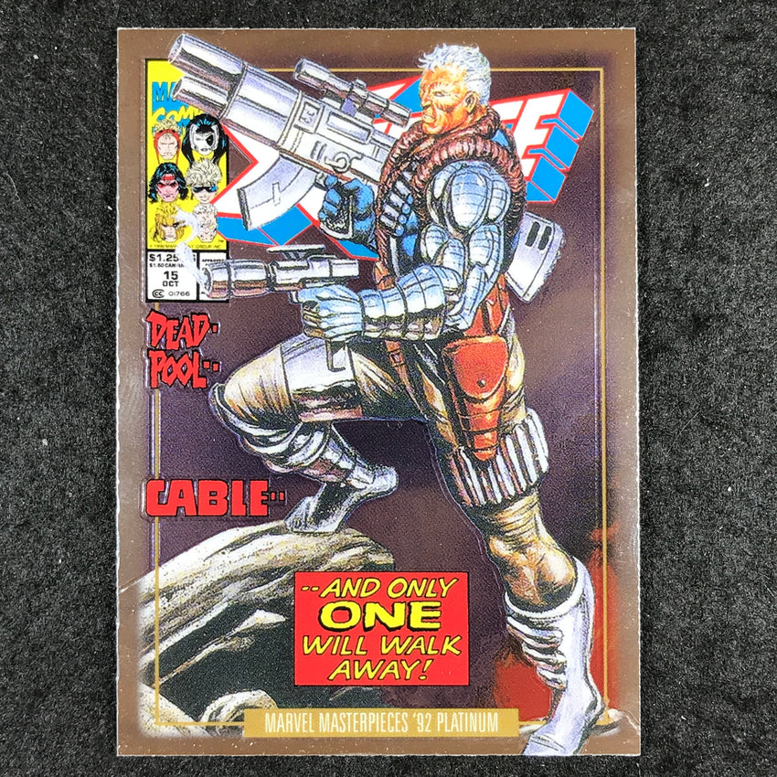 2024 Marvel Masterpieces '92 Platinum CABLE Variant Cover Base #18