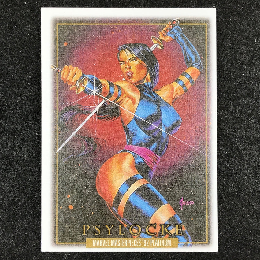 2024 Marvel Masterpieces '92 Platinum PSYLOCKE Base Canvas #65
