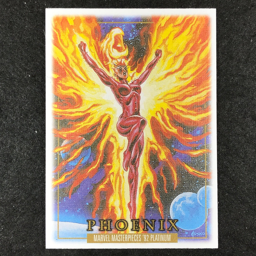 2024 Marvel Masterpieces '92 Platinum PHOENIX Base Canvas #67