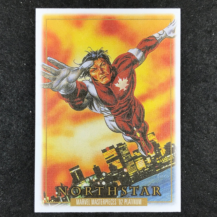 2024 Marvel Masterpieces '92 Platinum NORTHSTAR Base Canvas #69