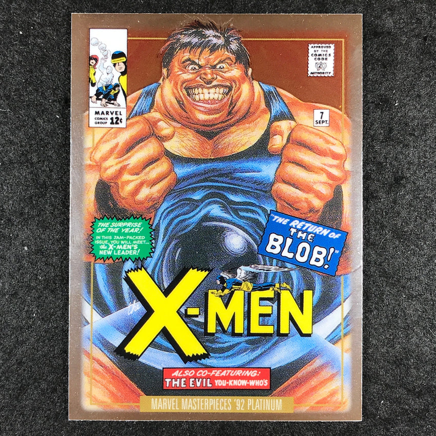 2024 Marvel Masterpieces '92 Platinum BLOB Variant Cover Base #1