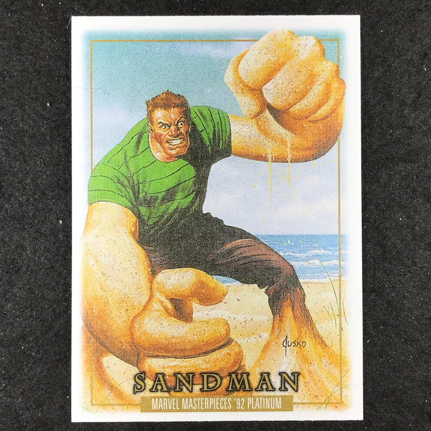 2024 Marvel Masterpieces '92 Platinum SANDMAN Base Canvas #77