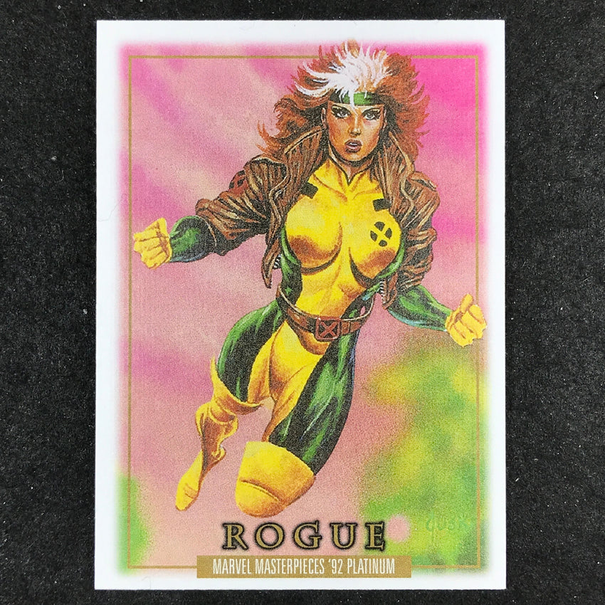 2024 Marvel Masterpieces '92 Platinum ROGUE Base Canvas #79