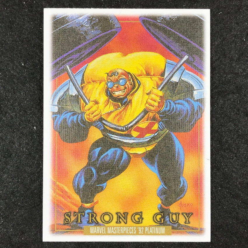 2024 Marvel Masterpieces '92 Platinum STRONG GUY Base Canvas #85